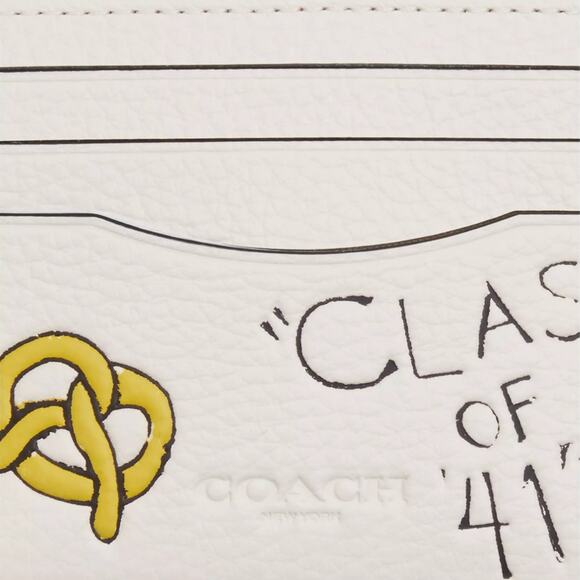 NWT ❤️ Coach Slim Id Card Case With Sketch Print - Picture 3 of 9